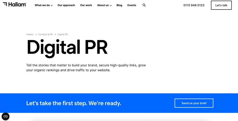 Hallam Top Digital PR Agencies