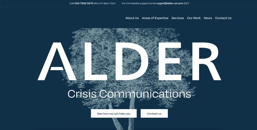 Alder Top Crisis Management PR Agencies
