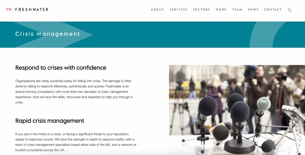 Freshwater Top Crisis Management PR Agencies