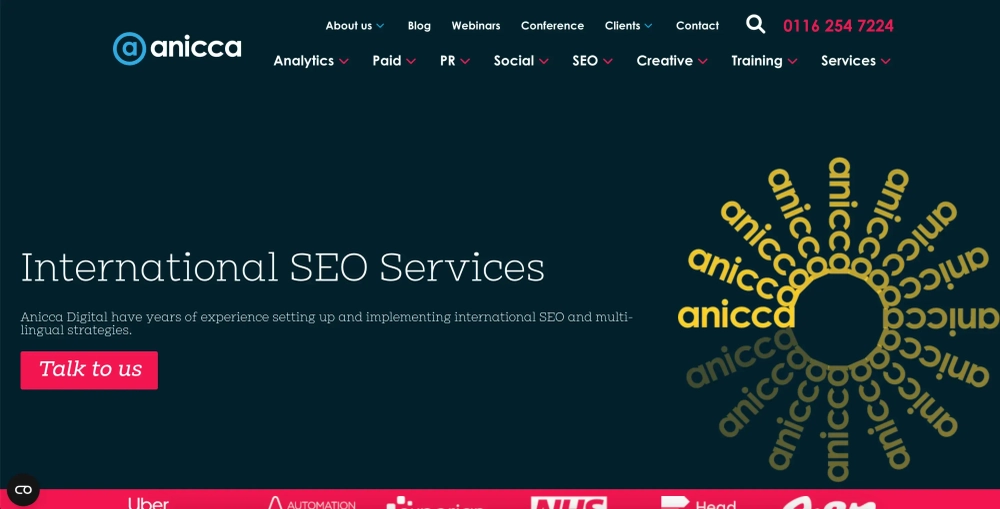Anicca Digital Top International SEO Agencies