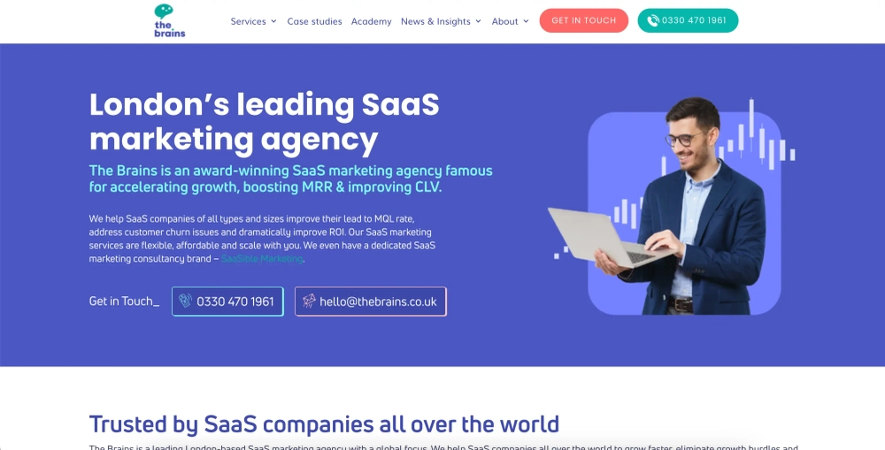 The Brains Top Performance Marketing Agencies for SaaS and Tech Brands
