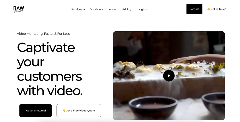 Raw Pictures Top Video Marketing Agencies for Startups