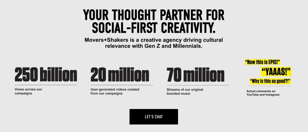 Movers + Shakers - TikTok Creative Agency