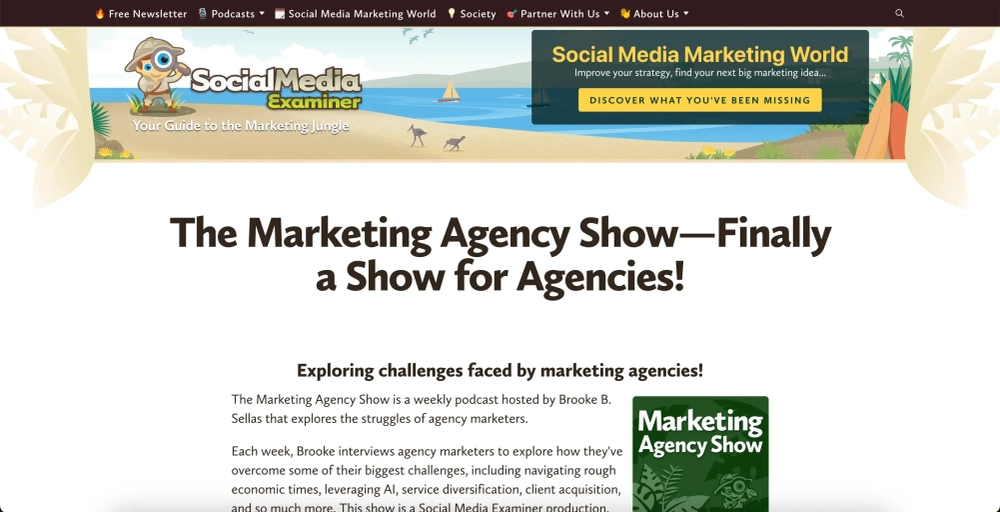 The Marketing Agency Show Best 13 Marketing Podcasts