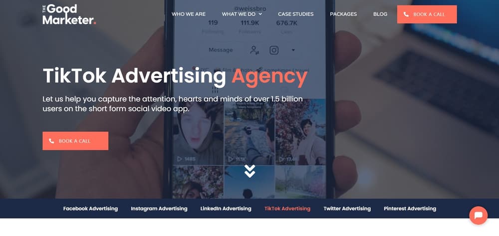 TikTok Advertising Agency - The Good Marketer