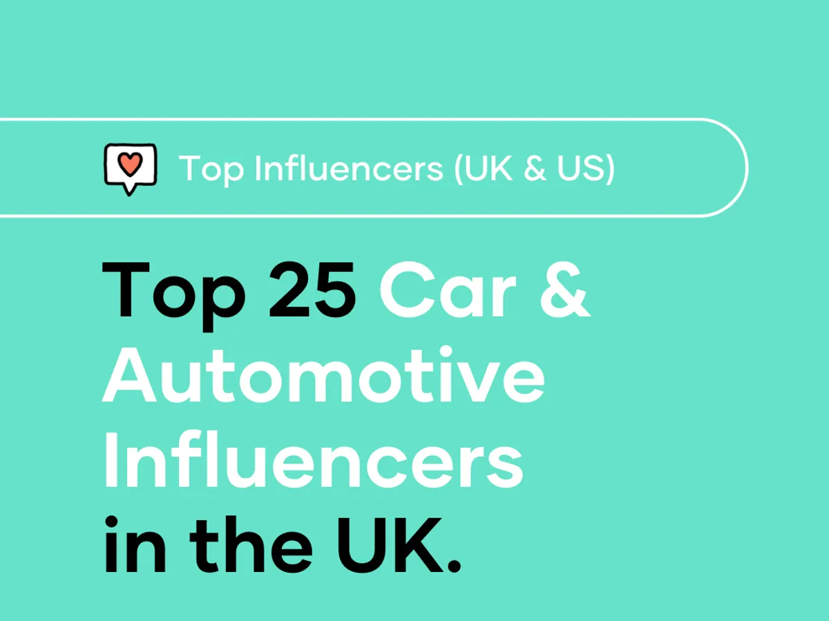 Top 25 Car Automotive Influencers in the UK