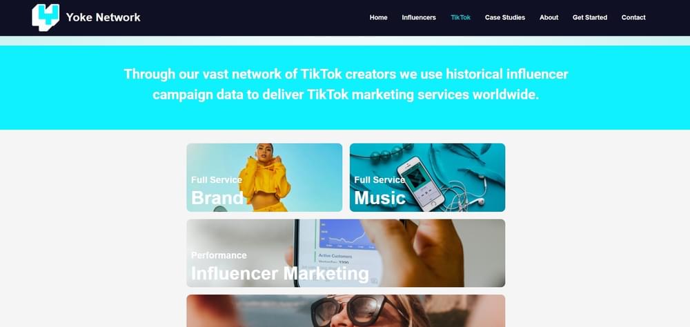 Yoke Network - TikTok Creator Agency UK