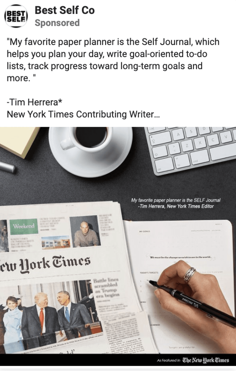 Facebook single image ads