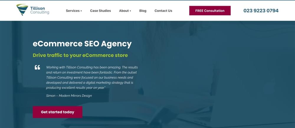 eCommerce SEO Agency - Tillison Consulting