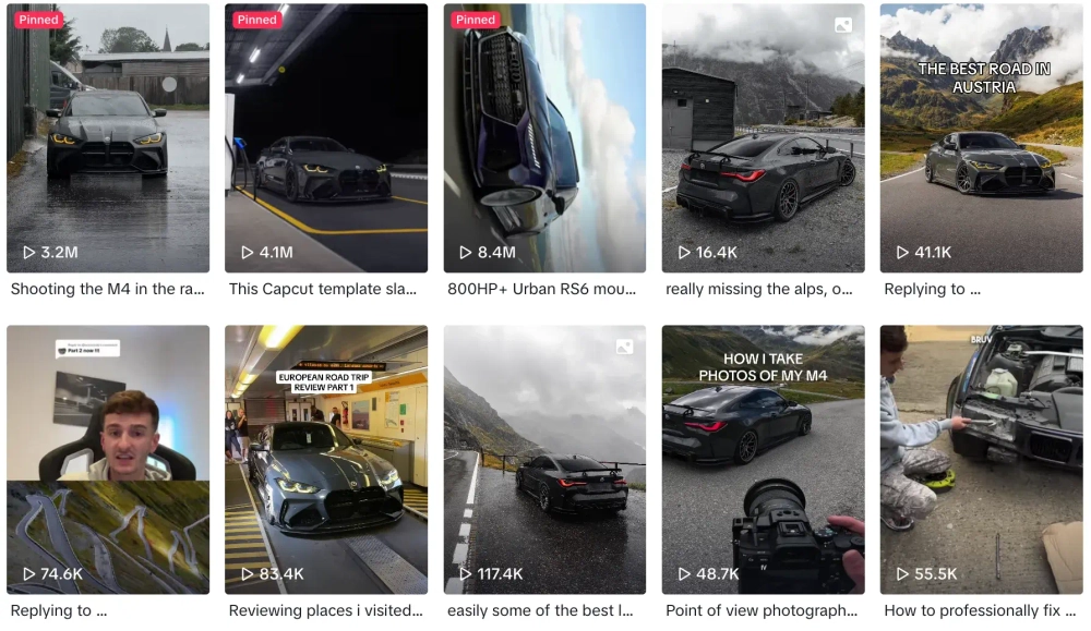 Nath Foster Top TikTok Car Influencers