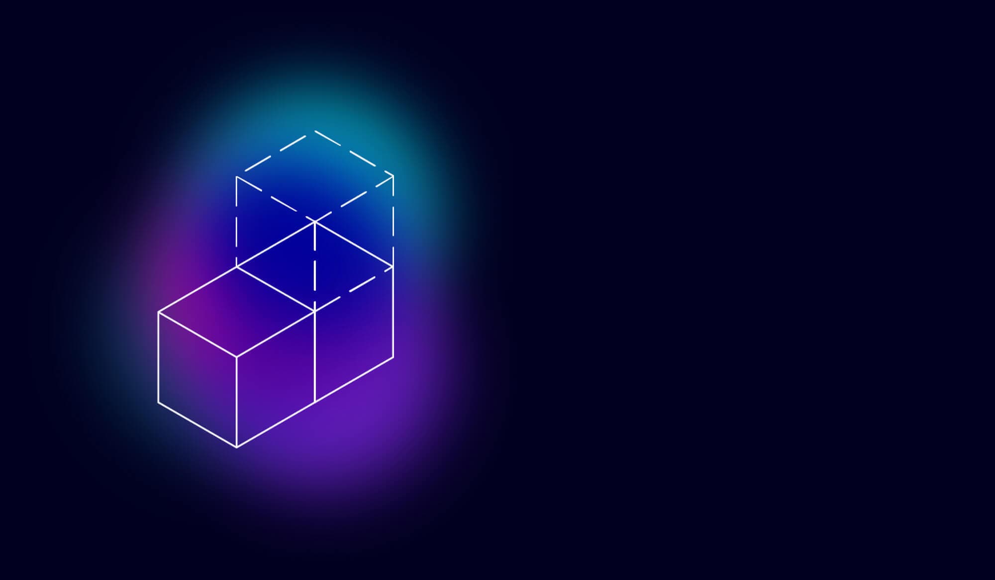 Illustrative graphic of cubes stacked on top of each other.