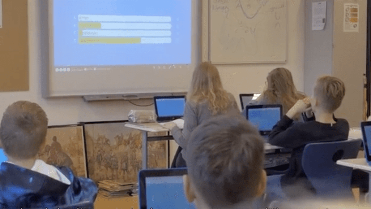 Laptoponderwijs op Reggesteyn video