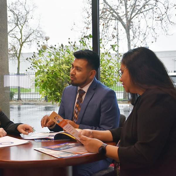 Energy professionals supporting client.