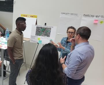 Resource Innovations staff members visit RUSH University Medical Center to meet with key campus planning stakeholders.