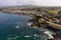 California Coast in Pacific Grove, Monterey County.