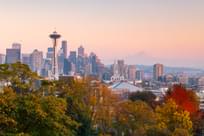 View of the Space Needle from Kerry Park, Seattle, Washington.