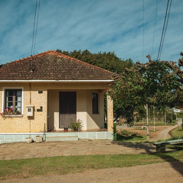 Older, rural home in California.