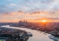 London city at sunrise