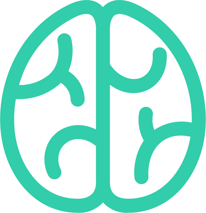 Icon brain mint