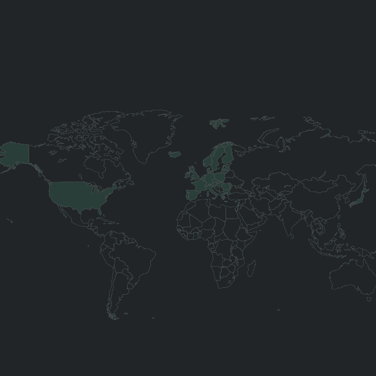 Righthand Robotics world map