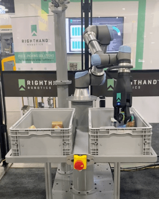 The Latest Article: Modex 2022 recap, new righthand robotics partner integrator member: vanderlande, meet us at logimat 2022, and crazy hard robots podcast with lael odhner!