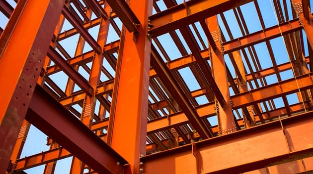 Steel beams urban mining