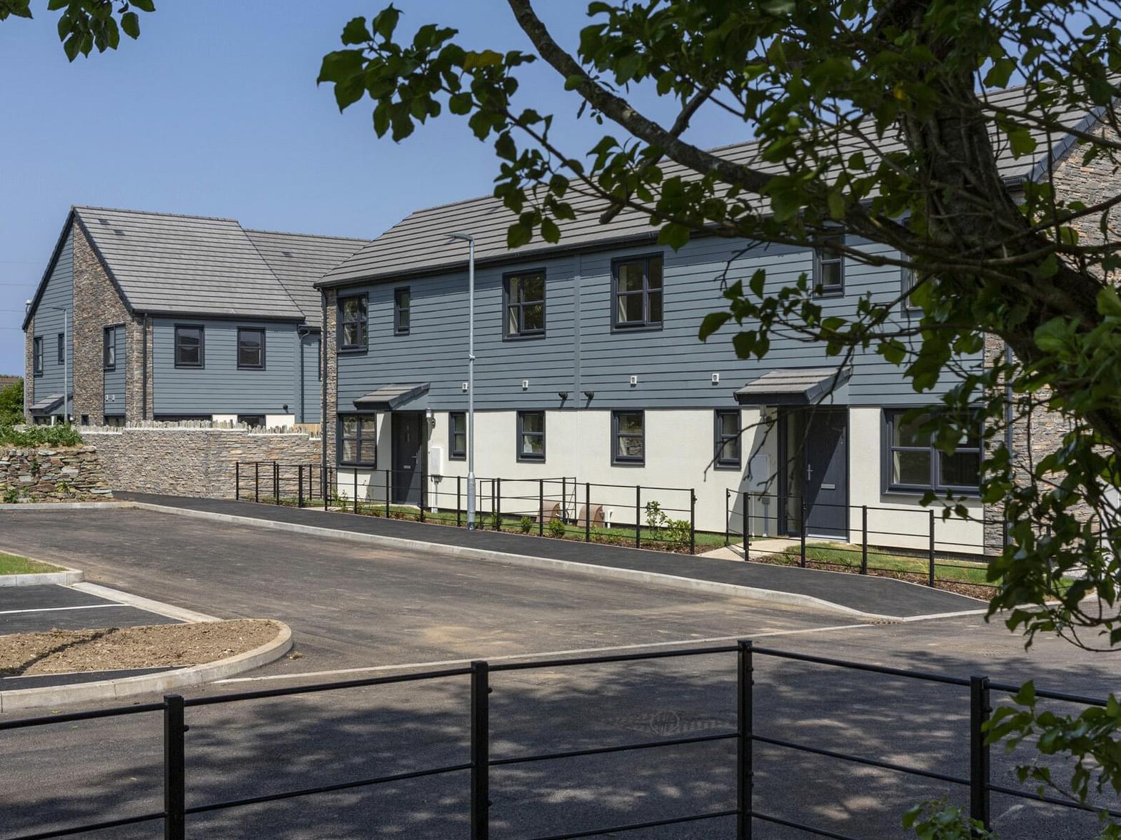 Cornwall Council Tolvaddon Housing Rear 43