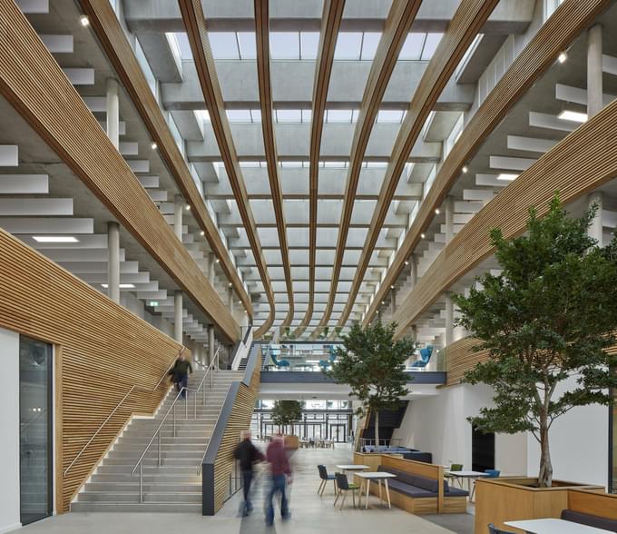 UK Hydrographic Office atrium