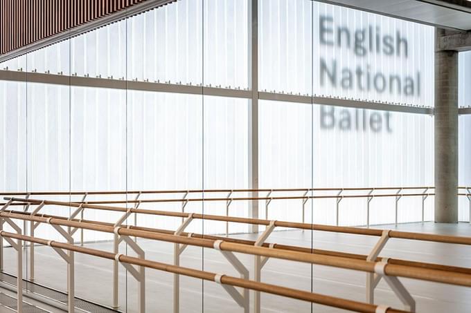 English National Ballet interior with sign Tom Green Photography