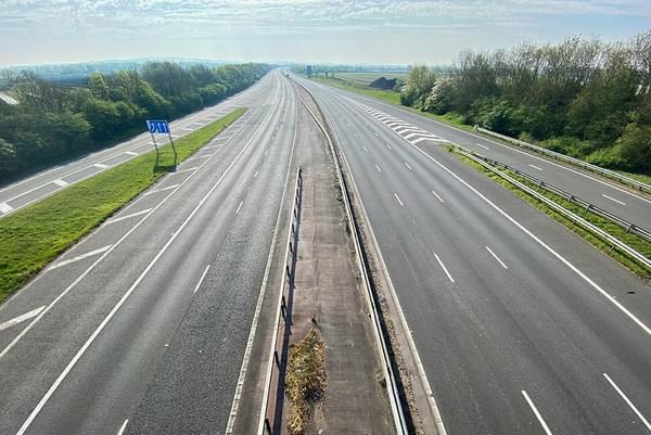 Empty road transport challenge during coronavirus