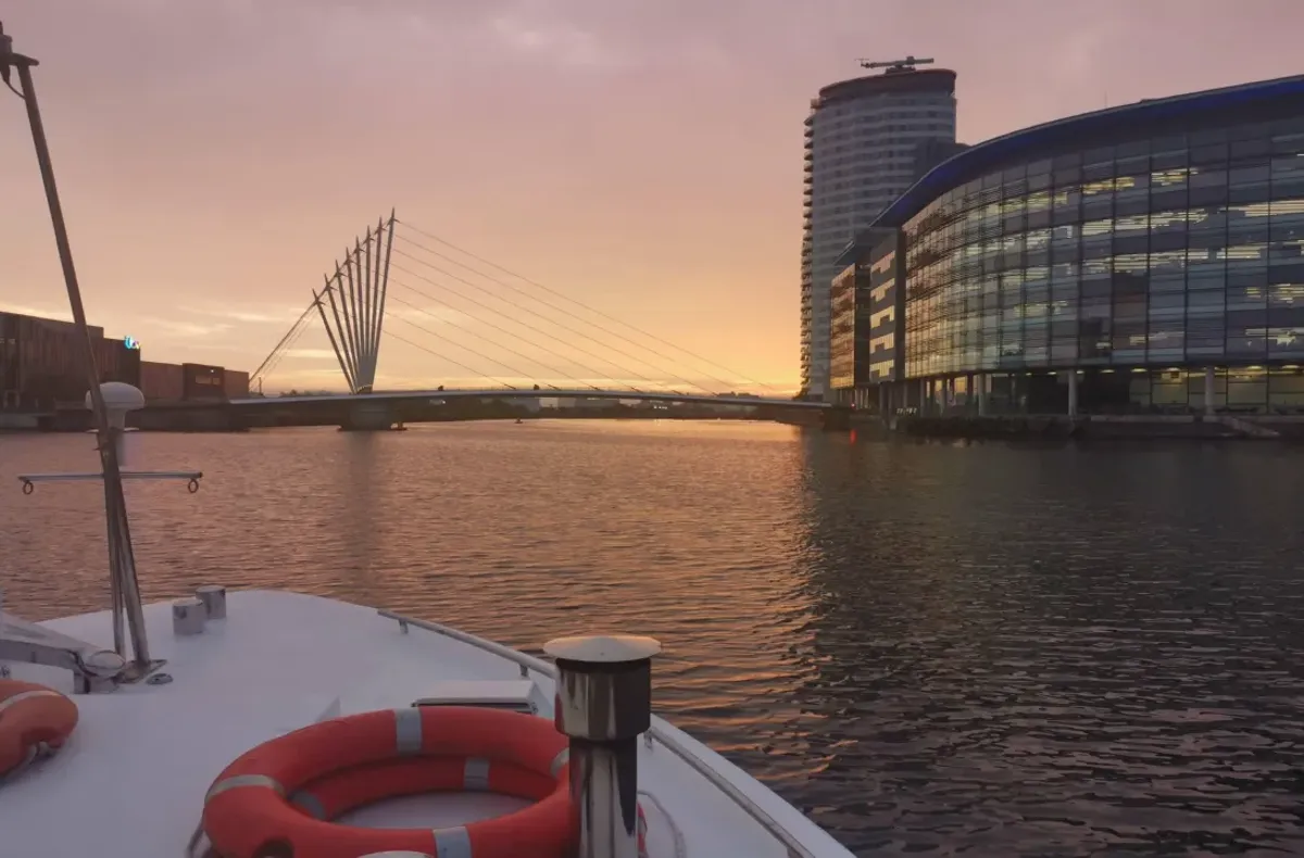 Manchester Four Rivers Manchester River Cruises | City River Tour - Salford Quays
