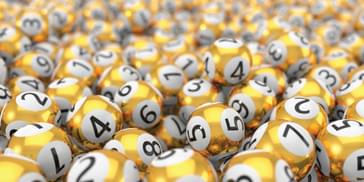 An image of numbered bingo balls