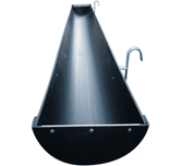 40cm ø voertrog incl. eindkappen & ophangbeugels