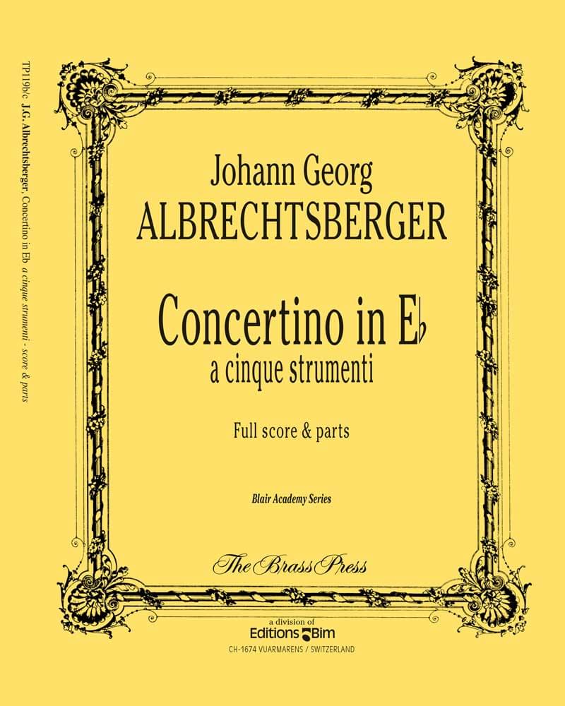 Albrechtsberger Johann Georg Concertino Tp119