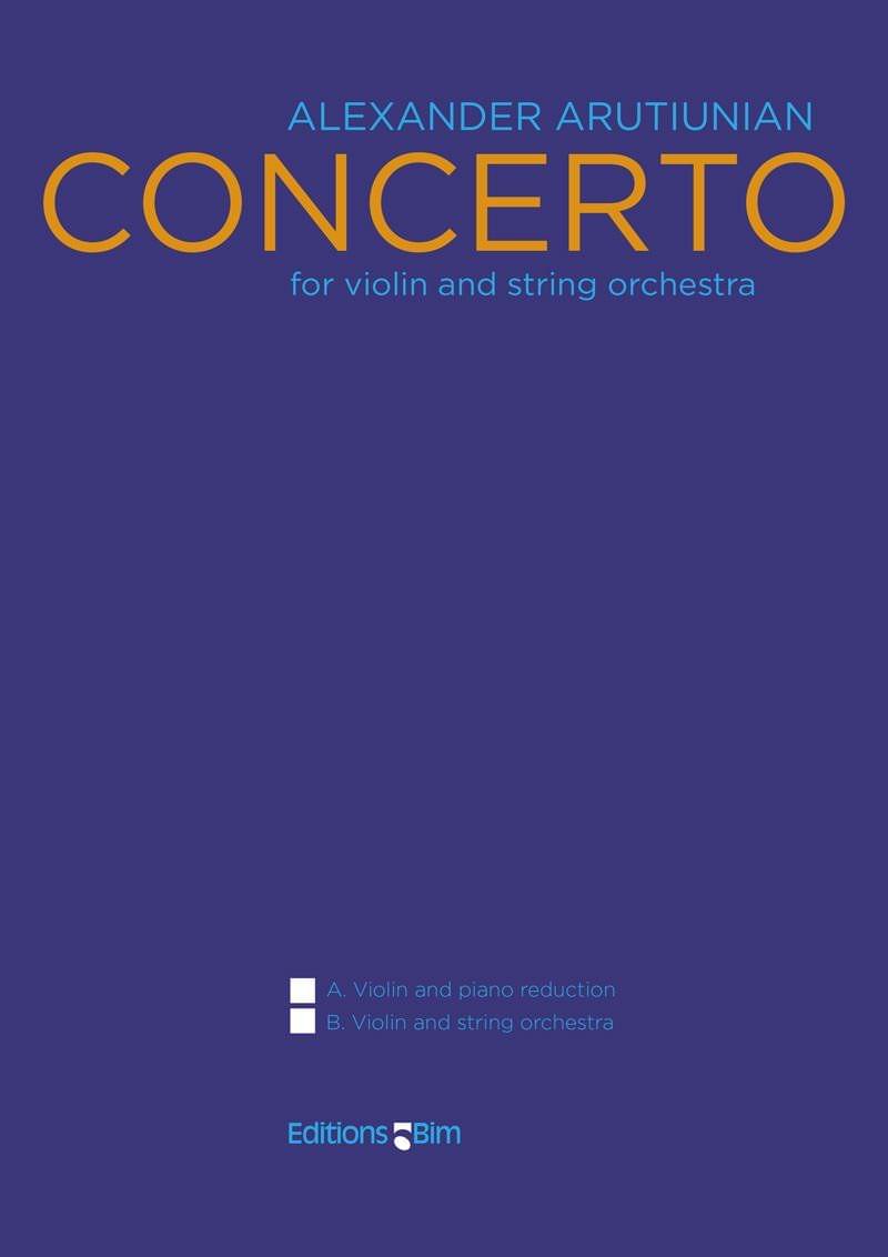 Arutiunian Alexander Violin Concerto Vn1