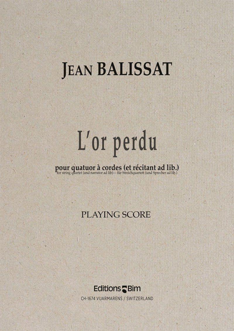 Balissat Jean L Or Perdu Qc4