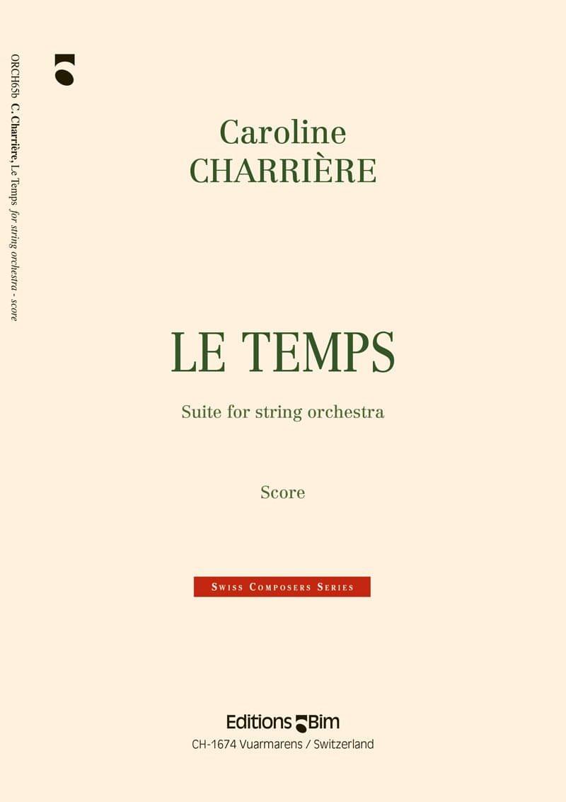 Charriere Caroline Le Temps Orch65