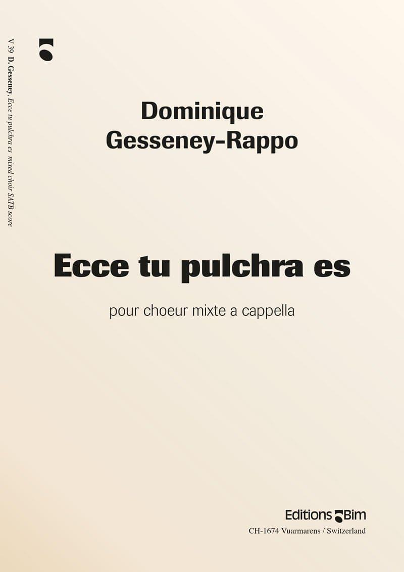 Gesseney Dominique Ecce Tu Pulchra Es V39