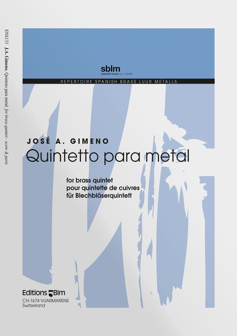 Gimeno Jose Quintetto Para Metal Ens133