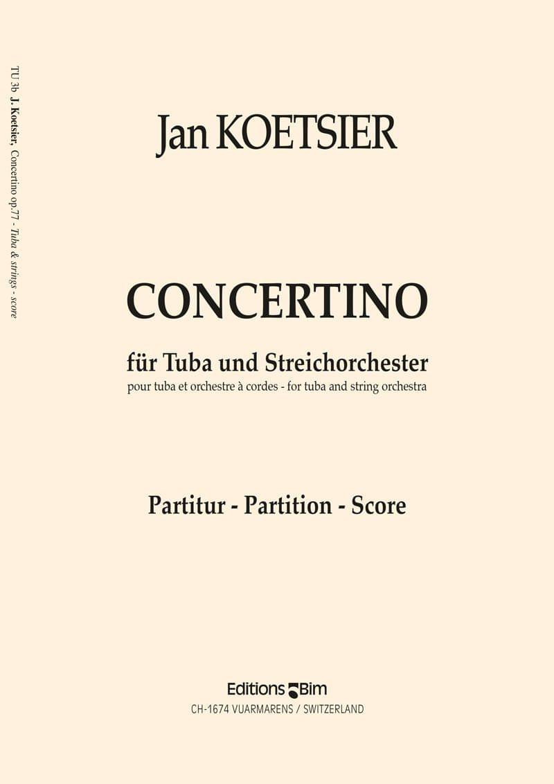 Koetsier Jan Concertino Tuba Tu3