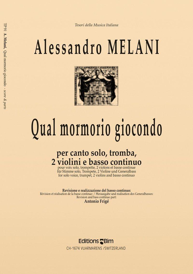 Melani Allessandro Qual Mormorio Giocondo Tp91