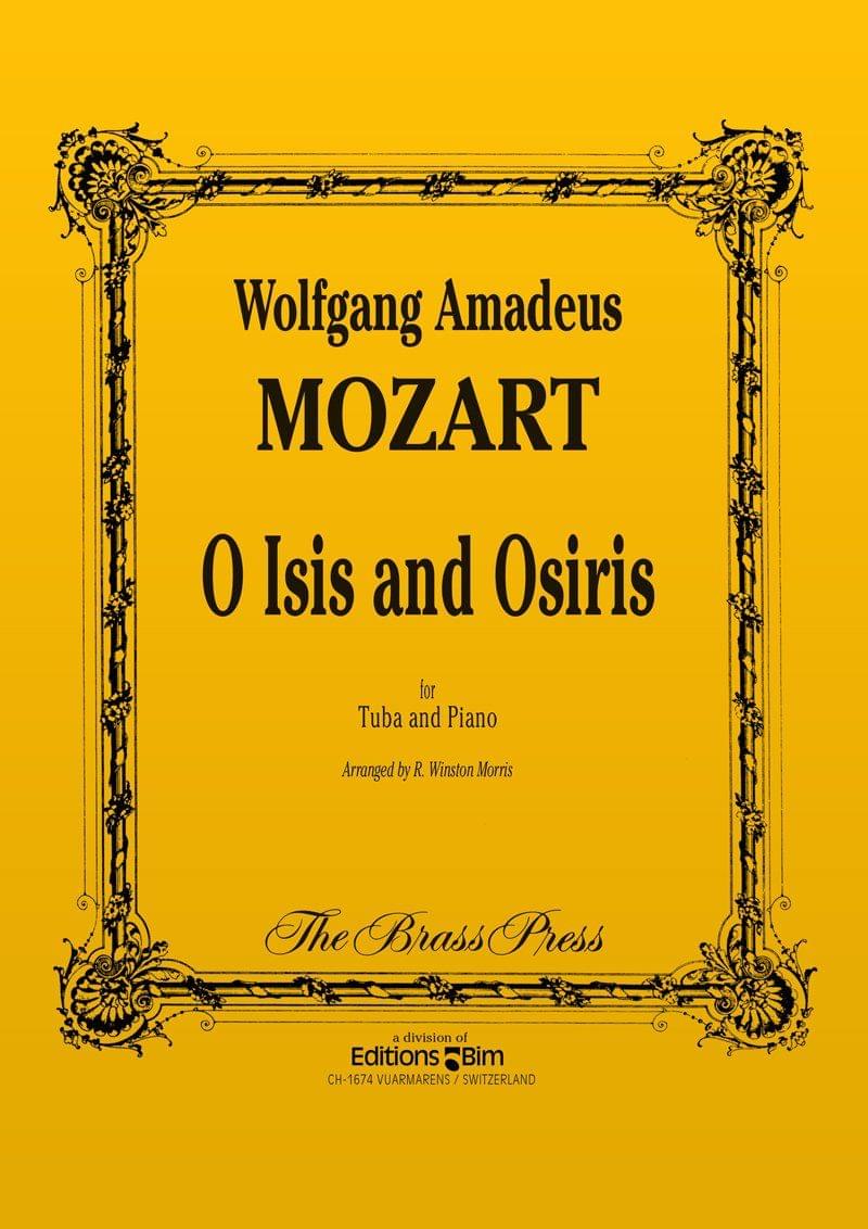 Mozart Wolfgang Amadeus O Isis O Osiris Tu59