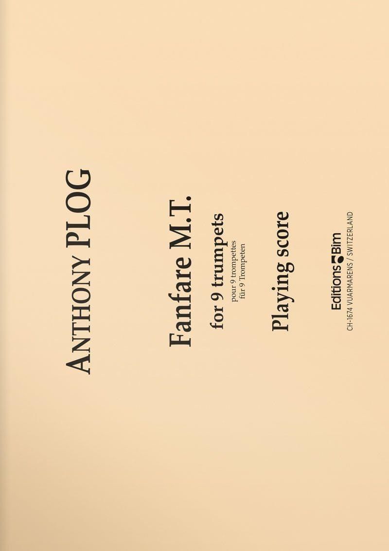 Plog Anthony Fanfare Mt Tp82