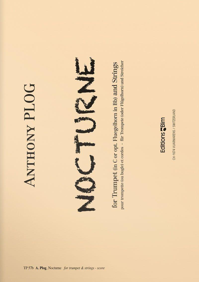 Plog Anthony Nocturne For Trumpet Tp57B