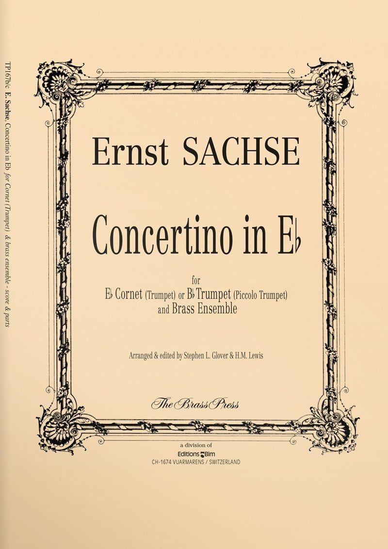 Sachse Ernst Concertino In E Flat Tp167