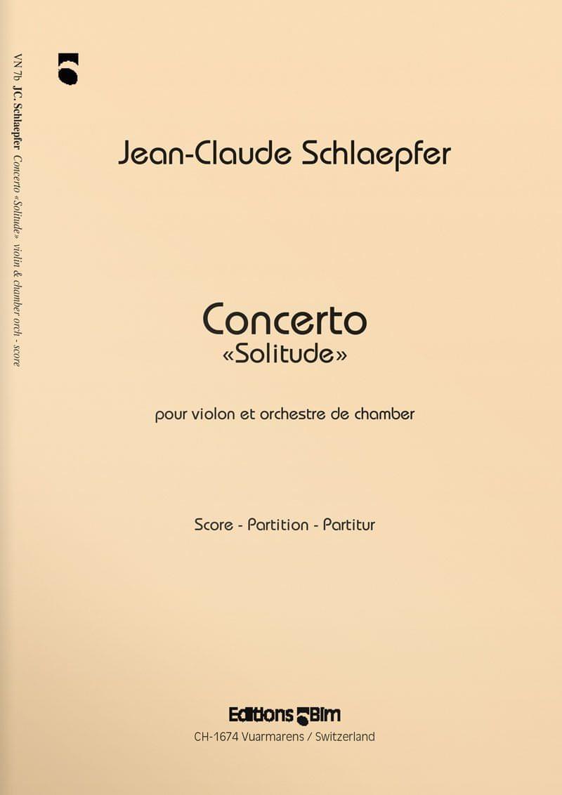 Schlaepfer Jean Claude Concerto Solitude Vn7