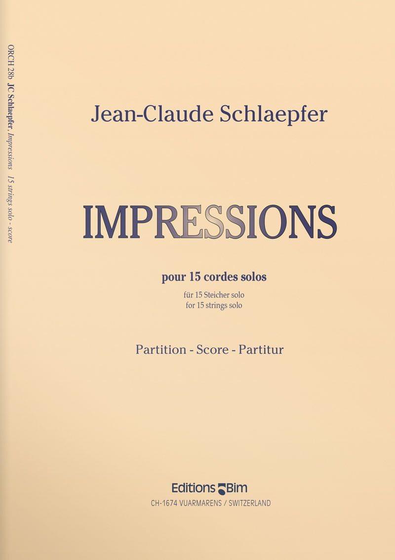 Schlaepfer Jean Claude Impressions Orch28