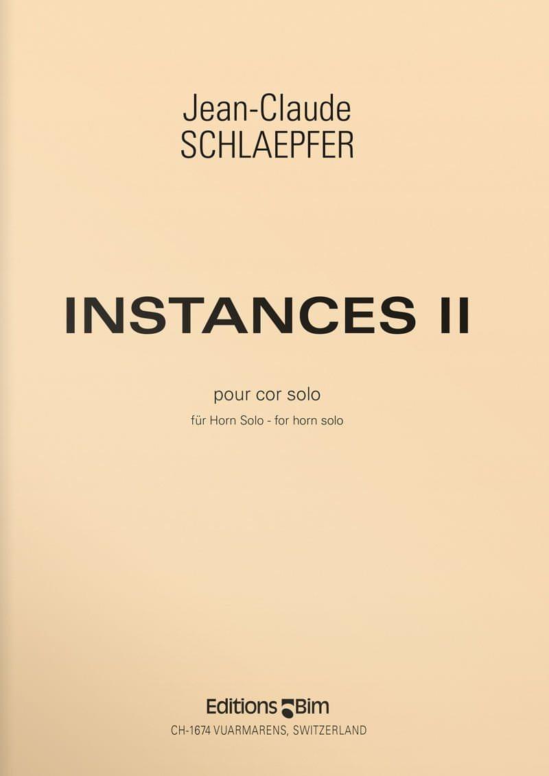 Schlaepfer Jean Claude Instances Ii Co47