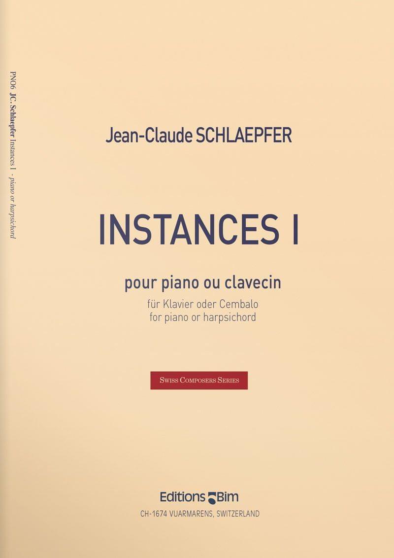 Schlaepfer Jean Claude Instances I Pno6