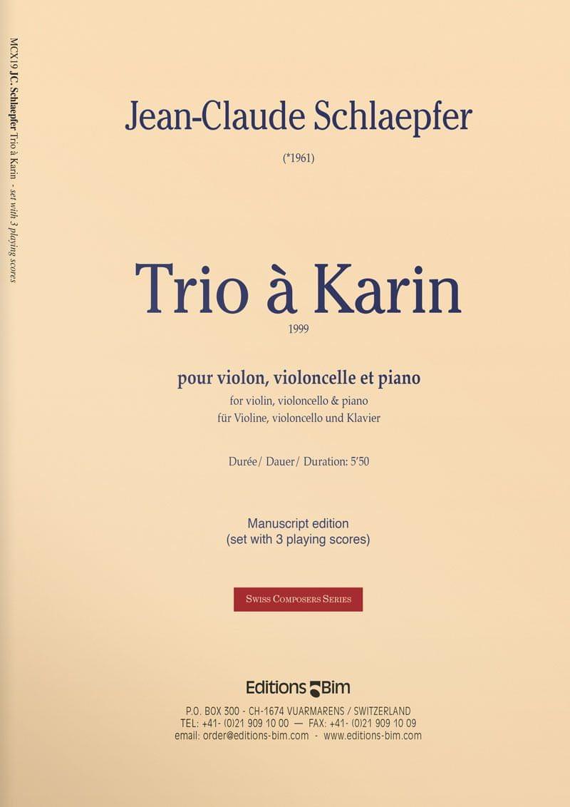 Schlaepfer Jean Claude Trio A Karin Mcx19